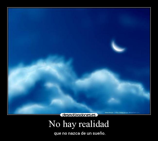 No hay realidad - 