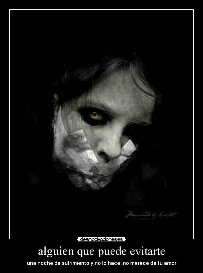 alguien que puede evitarte -