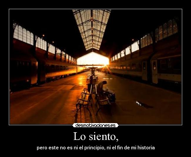 Lo siento, - pero este no es ni el principio, ni el fin de mi historia