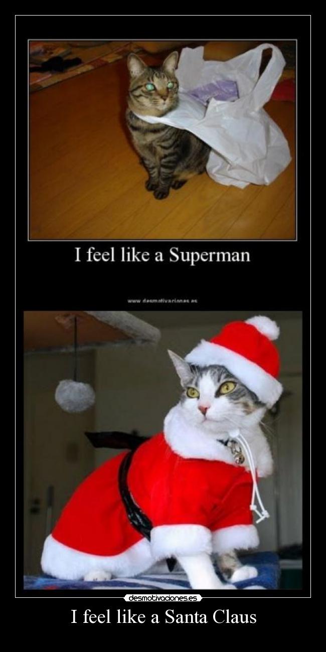 I feel like a Santa Claus - 