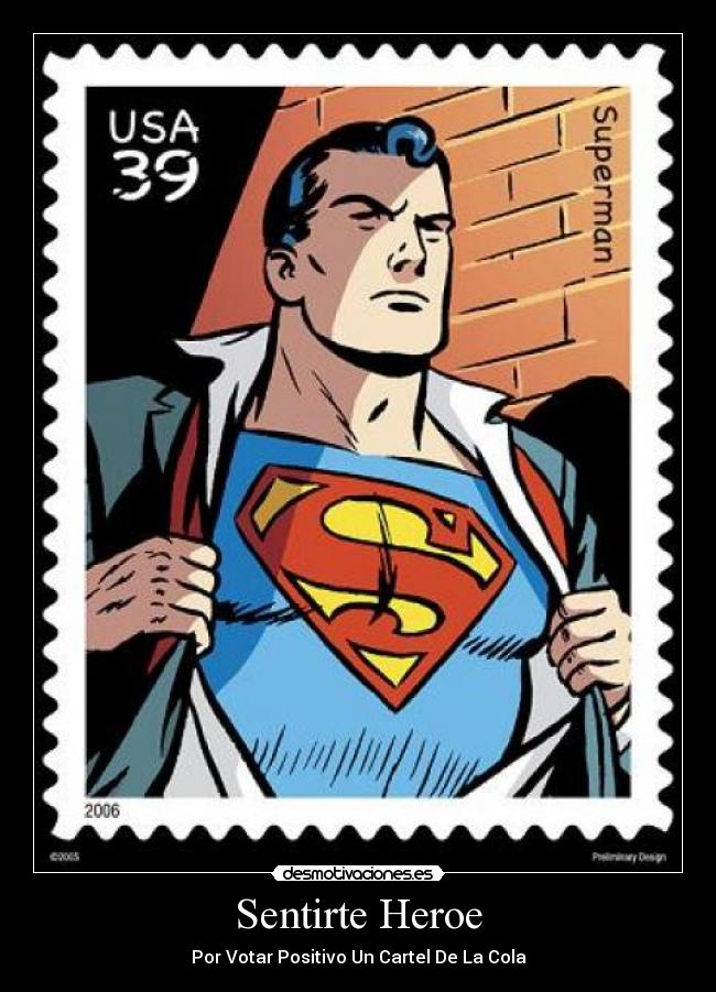 carteles heroe desmotivaciones