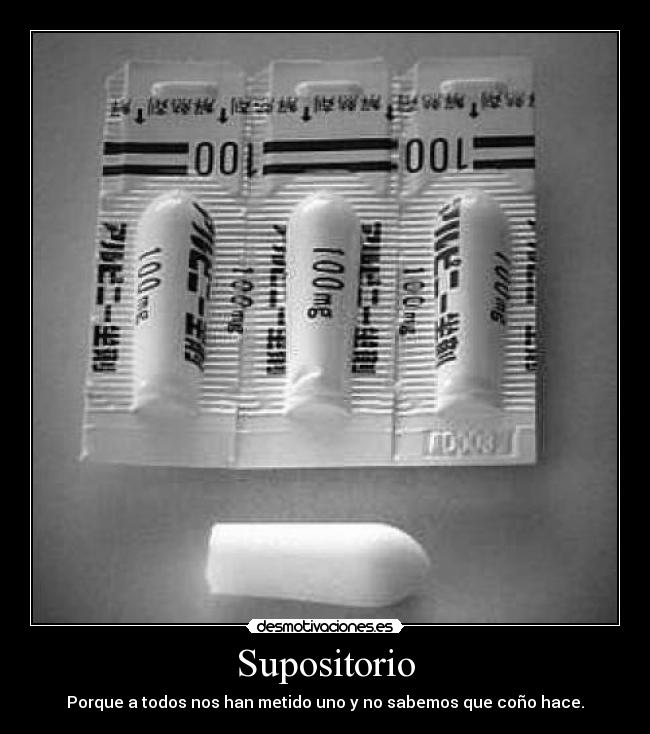 Supositorio -