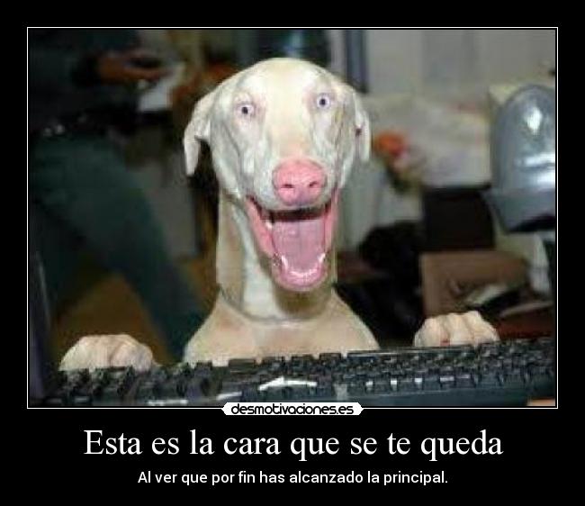 Esta es la cara que se te queda -