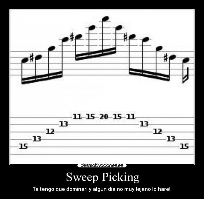 Sweep Picking - Te tengo que dominar! y algun dia no muy lejano lo hare!