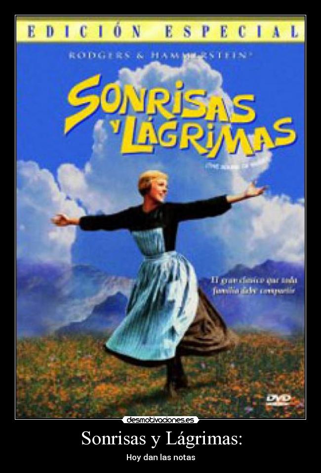 Sonrisas y Lágrimas: - Hoy dan las notas