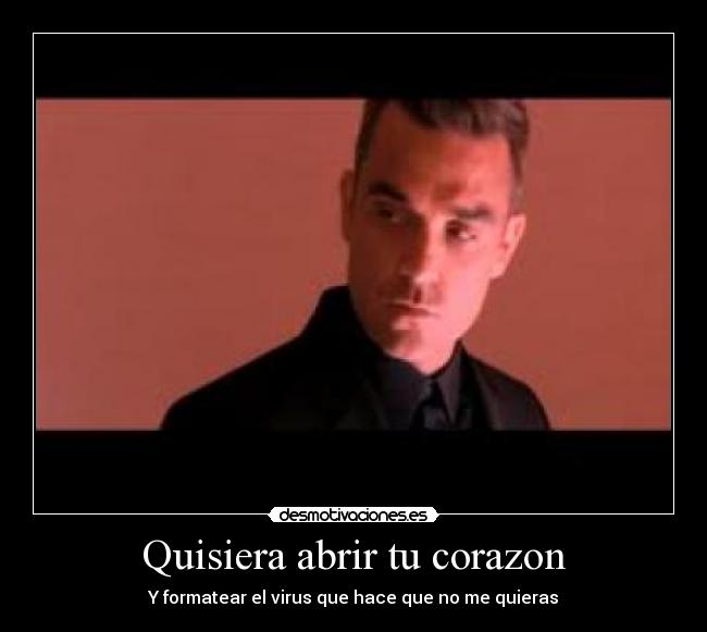 Quisiera abrir tu corazon - 