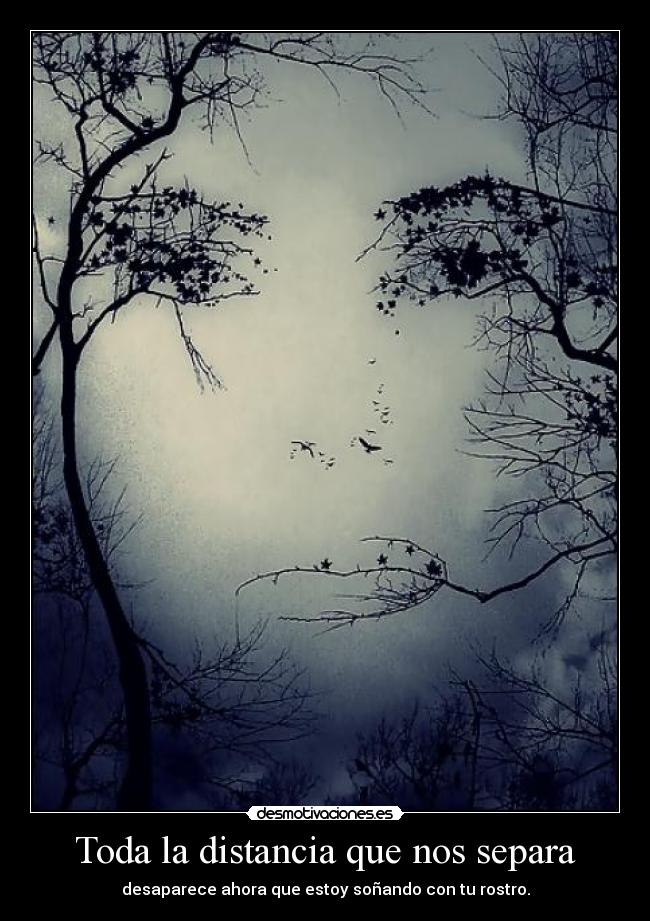 carteles distancia distancia sonar rostro silvy94 desmotivaciones