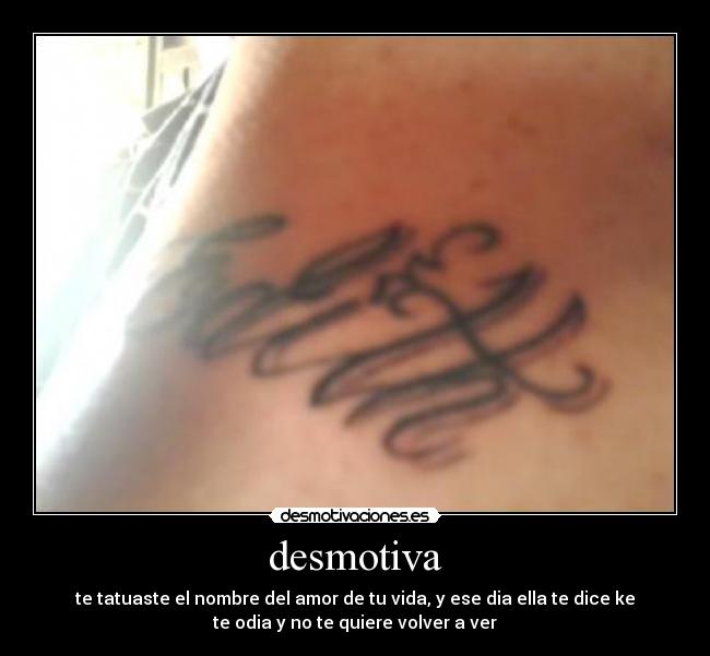 carteles tatuaje desmotivaciones