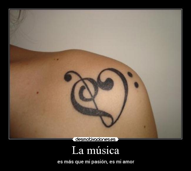 La música - es más que mi pasión, es mi amor