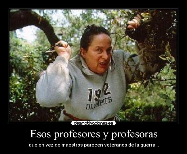 carteles esos profesores profesoras desmotivaciones