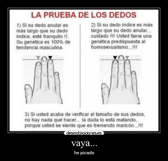 vaya... - he picado