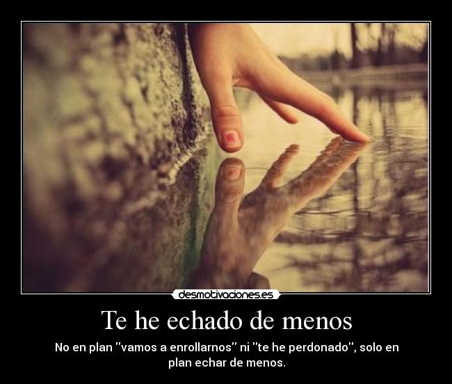 Te he echado de menos - 