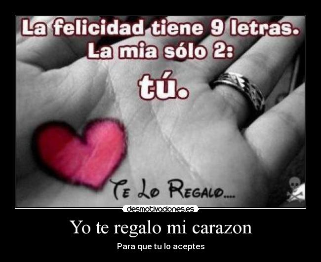 carteles corazon mano pintada anillo desmotivaciones