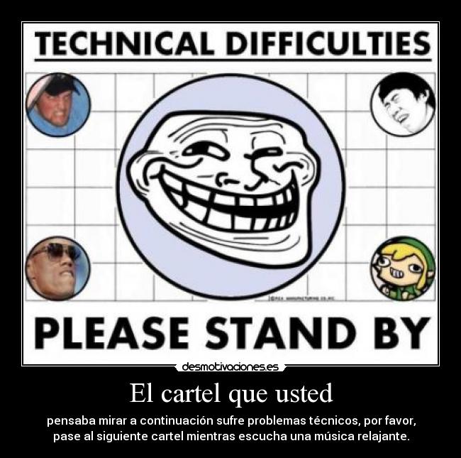 El cartel que usted - 