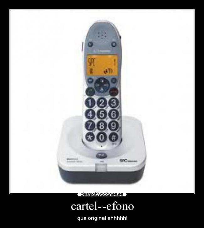 cartel--efono -
