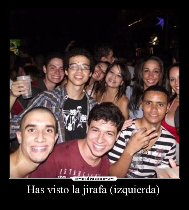 Has visto la jirafa (izquierda)  - 