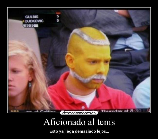 Aficionado al tenis -