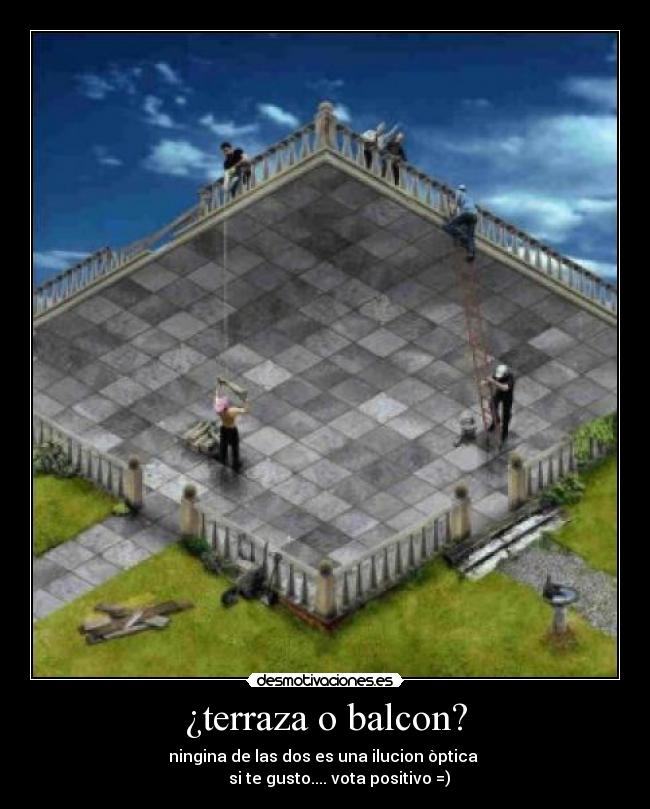 ¿terraza o balcon? - 