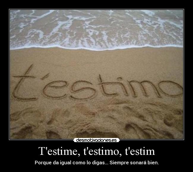 Testime, testimo, testim - 