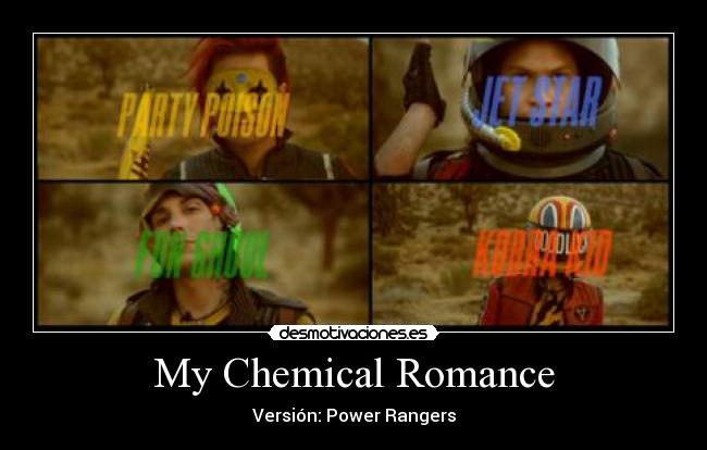 carteles chemical romance desmotivaciones