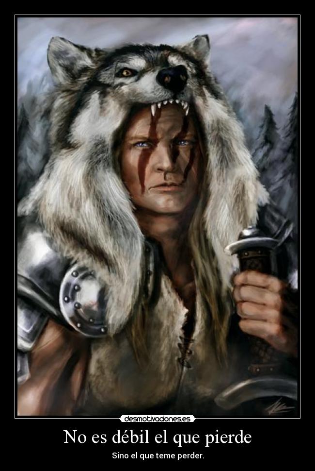 No es débil el que pierde -