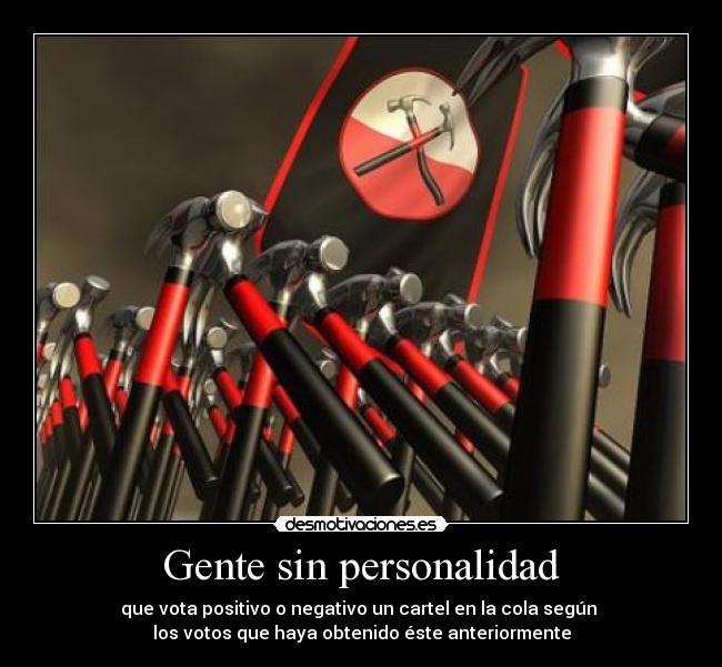 Gente sin personalidad -
