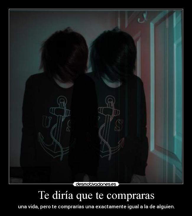 carteles vida sin personalidad desprecio desmotivaciones