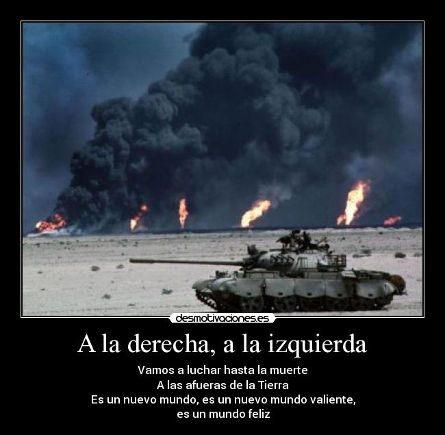 A la derecha, a la izquierda -