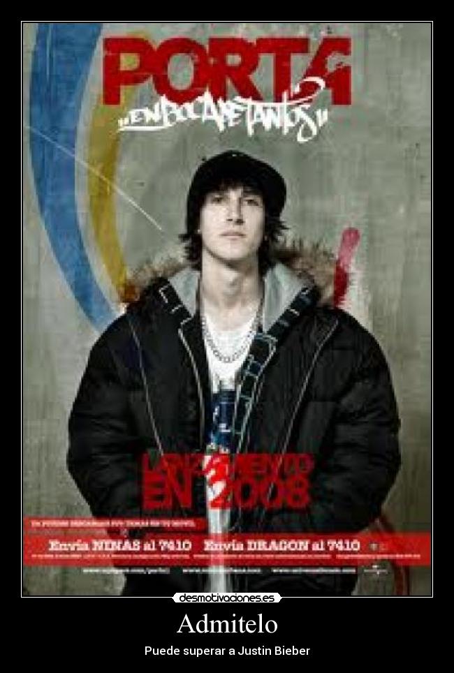 Admitelo - Puede superar a Justin Bieber