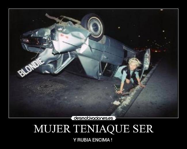 MUJER TENIAQUE SER - 