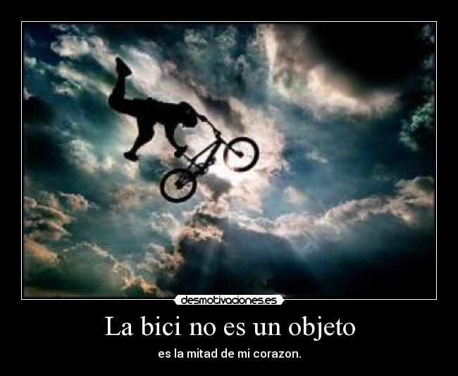 La bici no es un objeto -