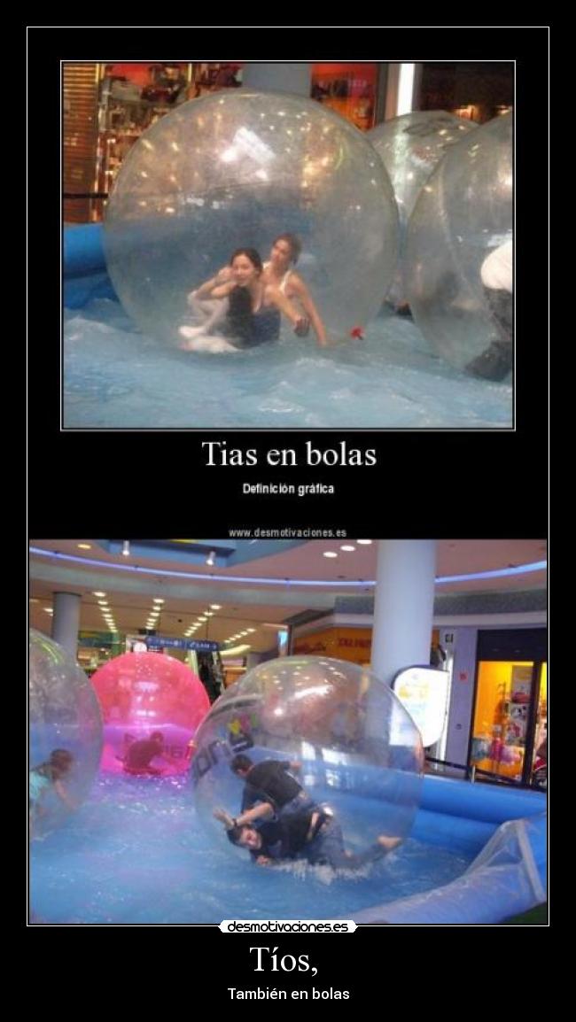 Tíos, - También en bolas