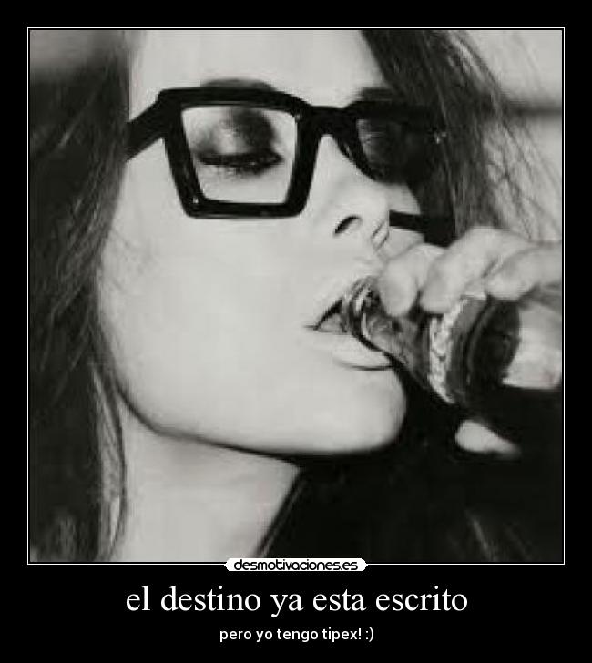 el destino ya esta escrito - 