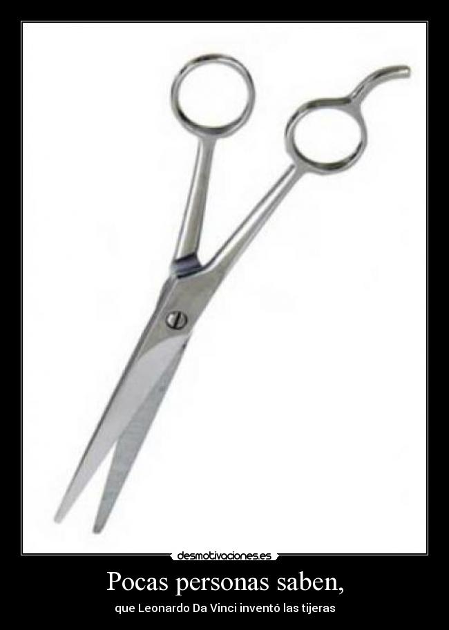 Pocas personas saben, -