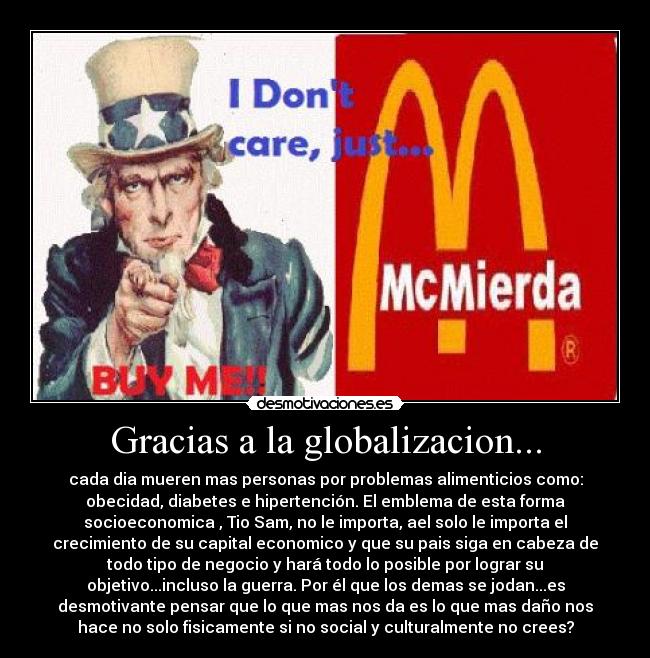 Gracias a la globalizacion... -