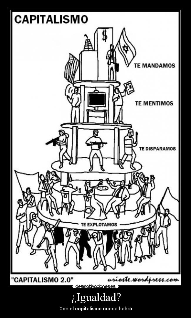 ¿Igualdad? - Con el capitalismo nunca habrá