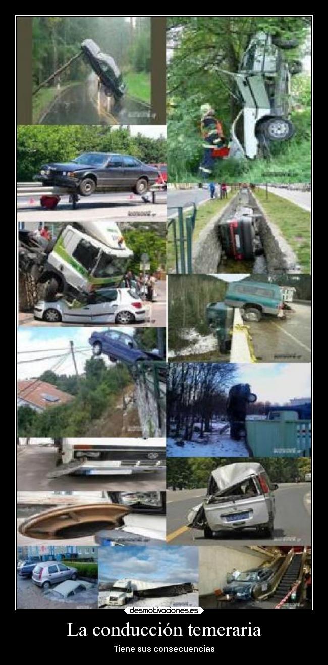 La conducción temeraria -