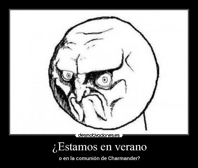 ¿Estamos en verano -