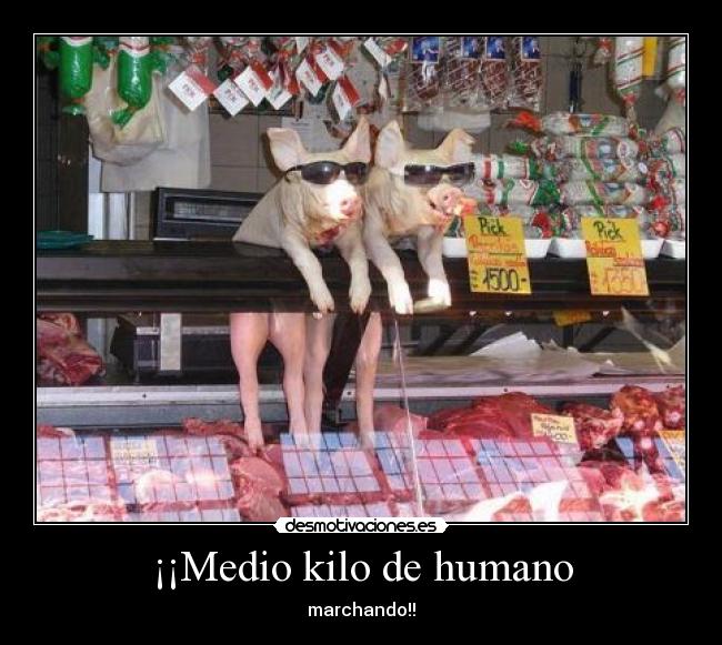 ¡¡Medio kilo de humano - 