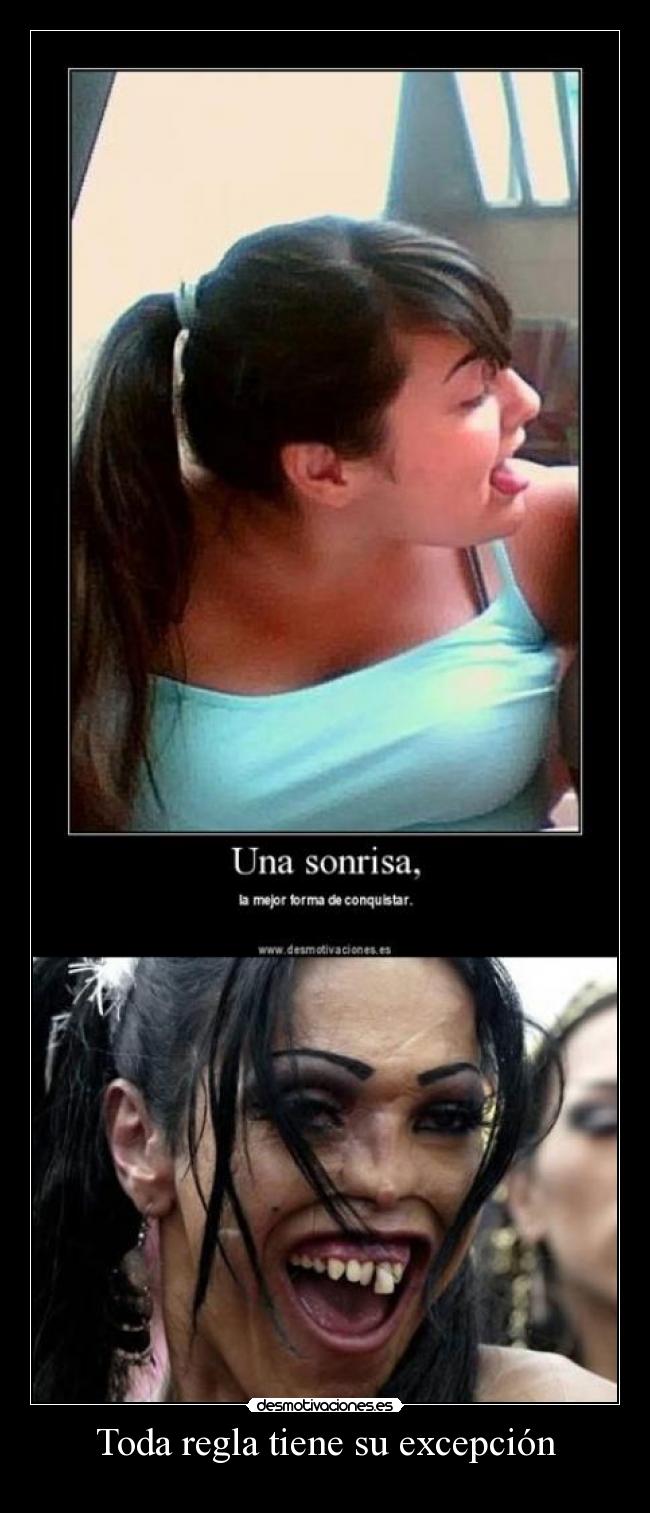 Toda regla tiene su excepción - 