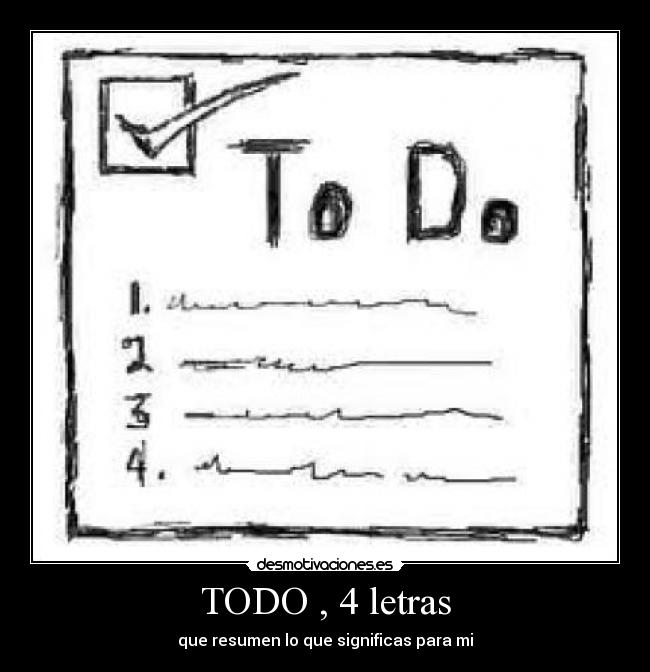 TODO , 4 letras -
