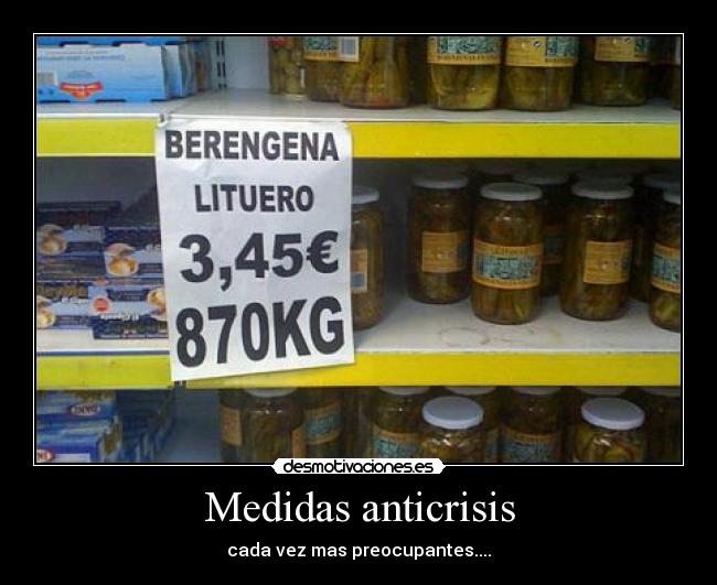 Medidas anticrisis - 