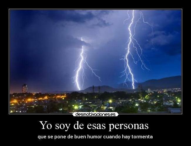Yo soy de esas personas  - 