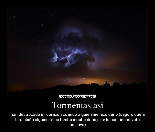 Tormentas así -