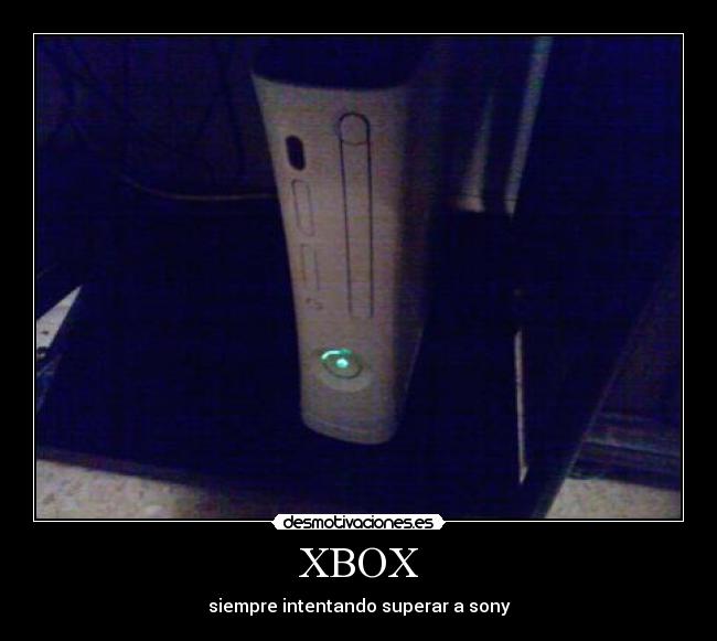 XBOX - siempre intentando superar a sony
