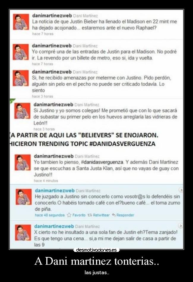 A Dani martinez tonterias.. - las justas..