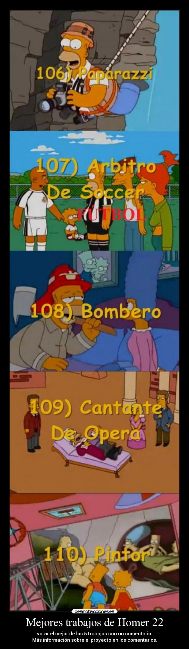 carteles mejores trabajos homer desmotivaciones