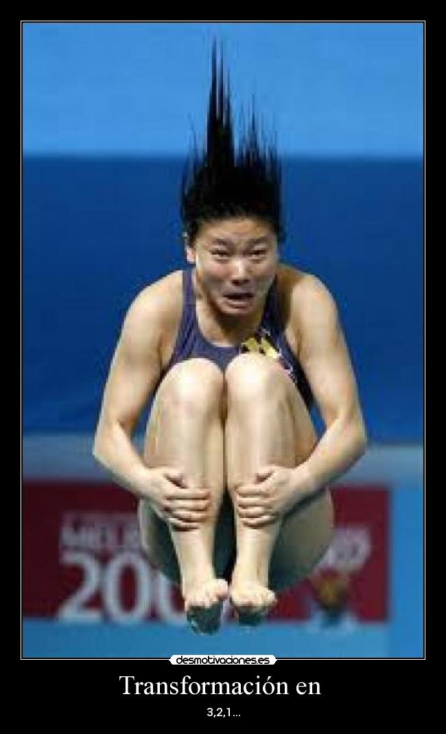 Transformación en  - 3,2,1...