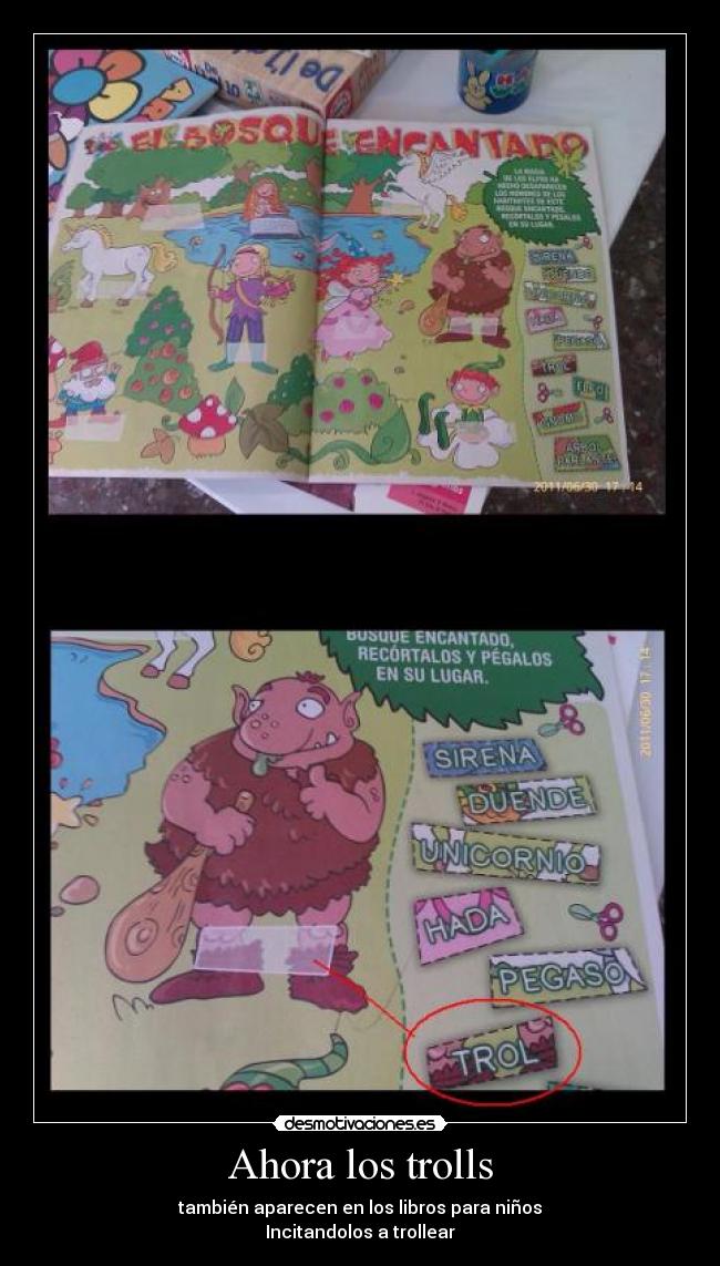 Ahora los trolls -
