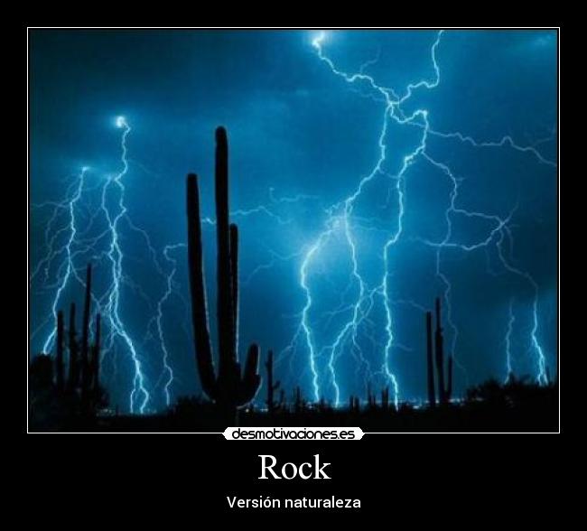 Rock - Versión naturaleza